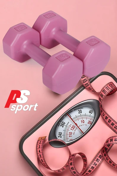 PSSPOR 2 Adet 1KG Pembe Renk Dambıl Seti ( 2 Adet 1KG Gönderim Yapılmaktadır) ürün görseli 1