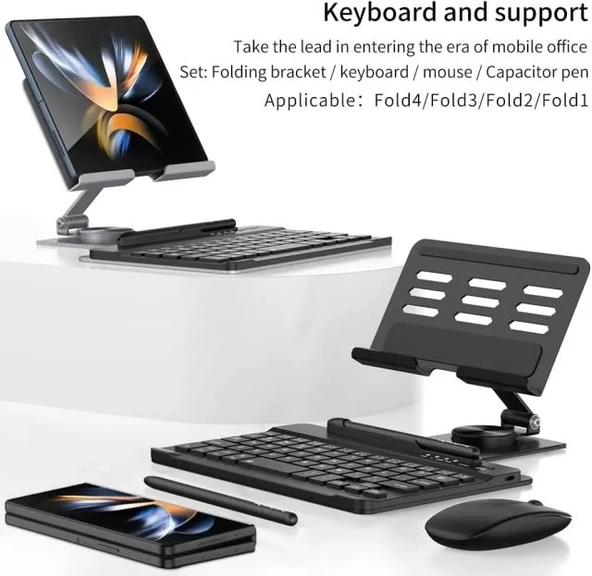 Samsung Galaxy Z Fold 4/5 için MOAITO Masa için Ayarlanabilir Stand - 2