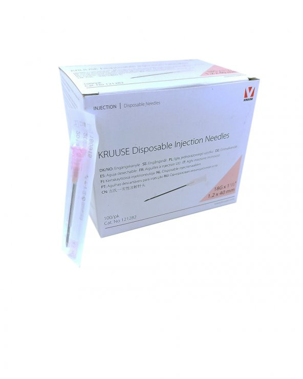 1.20x40 mm Steril Enjektör İğnesi