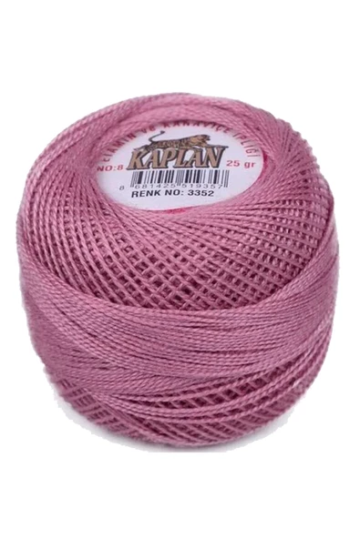 3 Adet Kaplan Etamin Ve Kanaviçe İpi 8 No Kod/Renk: 820 - 3352 - MUNZUR ÇİÇEĞİ - Ryl - Resim 4