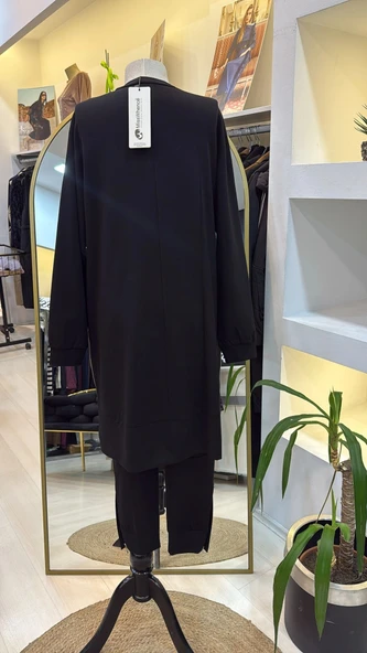 Misswhence Fermuar Detaylı Tunik  38020 SİYAH - 8