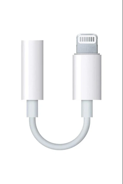 İphone Uyumlu Kablolu Kulaklık Çevirici Adaptör Lightning To Headphone Jack Dönüştürücü ürün görseli