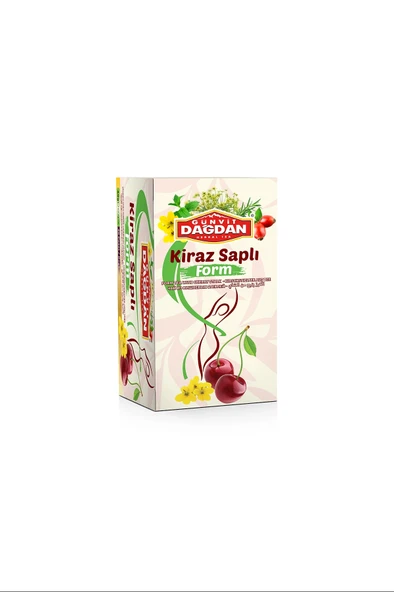 Kiraz Saplı Form Çayı Bardak Poşet 20’li - 2