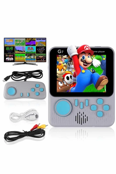 Çift Konsol 666 Adet Retro Oyun El Atarisi Taşınabilir 3.5 İnç Ekran ürün görseli 1