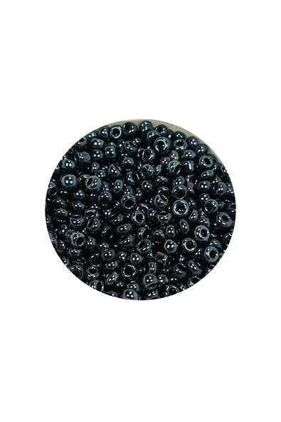 Dökme Cam Kum Boncuk (11/0) 2 mm - 60 Gram -  Koyu Yeşil - BNC054 - 2