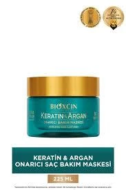Bioxcin Keratin & Argan Onarıcı Bakım Maskesi 225 ml ürün görseli