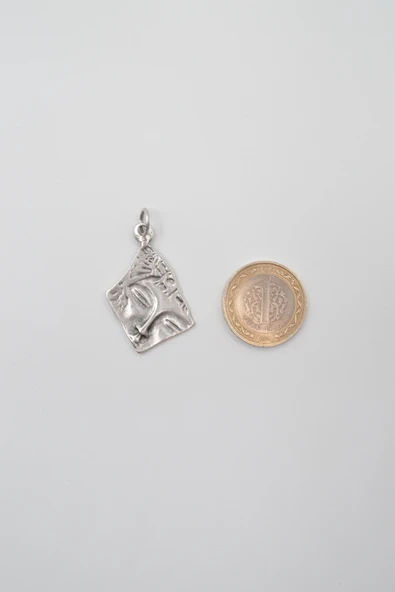 Yuyuyan Güzel Düz Ezme Zincir Kolye - Antik Gümüş Kaplama - Kadın Erkek - 60 cm - Resim 5