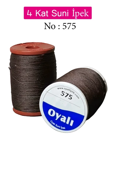 Oyalı 4 Kat Suni İpek İplik İğne Oyası Boncuk İpi Tığ Oyası No:575 ürün görseli 1