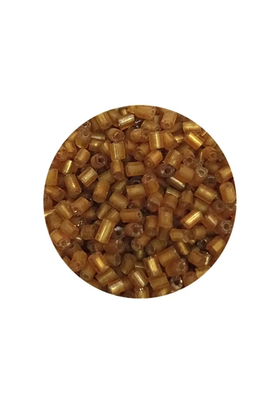 Kesme Cam Boncuk 2mm - 60 Gram - Şeffaf Kahverengi - BNC354 - Resim 2