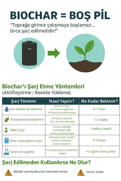 PreChar Meşe Odunu Bazlı Karbon Toprak Düzenleyici 1L Biochar - 5