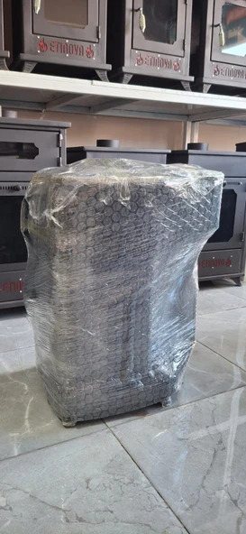 Etinova Eti-B5 Büyük Üç Tarafı Camlı Fırınsız Şömine Tipi Pelet Soba - 6