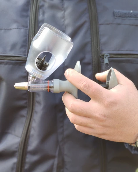 0.5 - 5 ml Otomatik Enjektör Şişe Adaptörlü - Resim 10