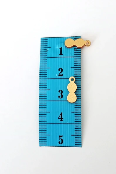 Oya Abiye Bileklik Kolye Pleksi Metalik Plastik Pul Altın Renk 8 gram 100 adet - BNC492 - 2