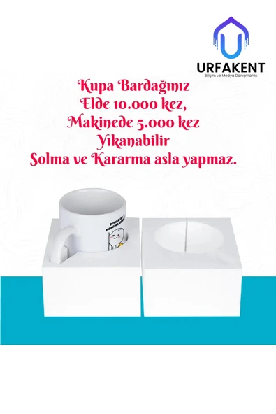 Kişiye Özel İsimli Fenerbahçe Taraftar Özel İsimli Yazılı Sihirli Kupa Bardak-Sihirli Kupa Bardak - 6
