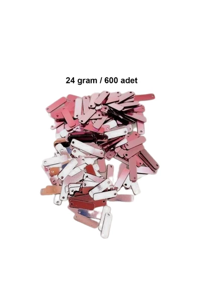 Bakır 15 x 5 mm Dantel Oya Yazma Halhal Abiye Lazer Kesim Pul 600 adet / 24 gram ürün görseli