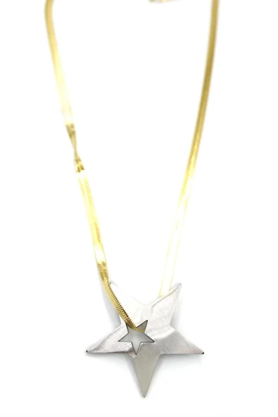 Yıldız Kolye - Gümüş - 2