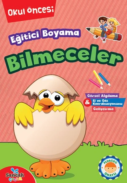 Eğitici Boyama - Bilmeceler - 1