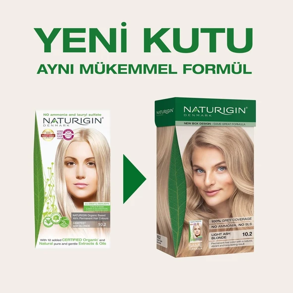 Naturigin Saç Boyası 10.2 Çok Açık Kül Sarısı - 2