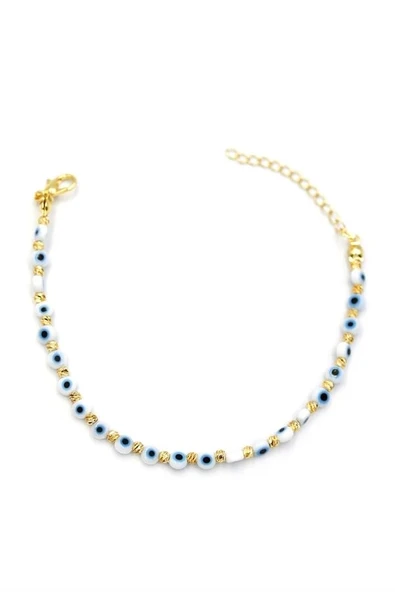 Nazar Boncuk  Bileklik - Beyaz - 2