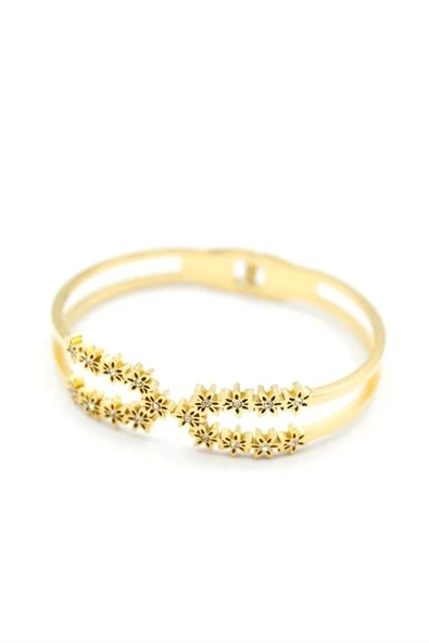 Çiçek Bilezik - Altın ürün görseli 1