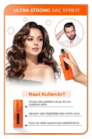Ultra Strong Saç Spreyi 75 ML - Güçlü Tutuş - mrfs - 3
