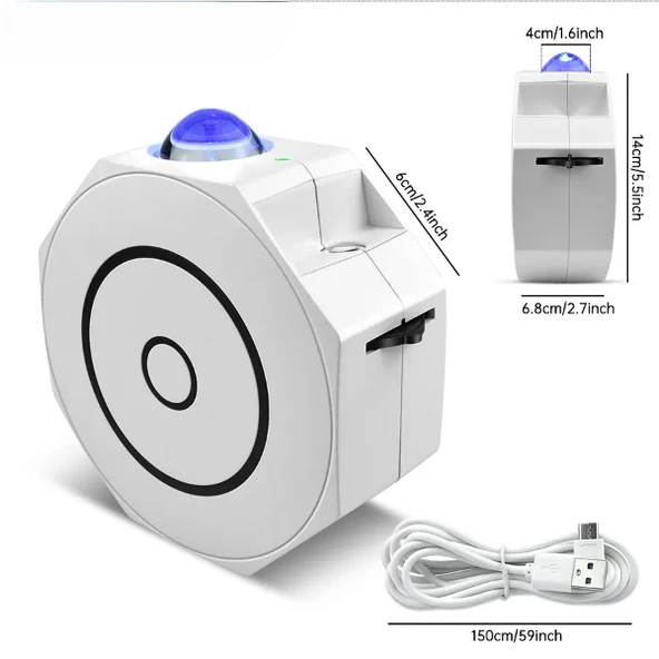 Bluetooth Özellikli Anason Projektör Gece Lambası - 1