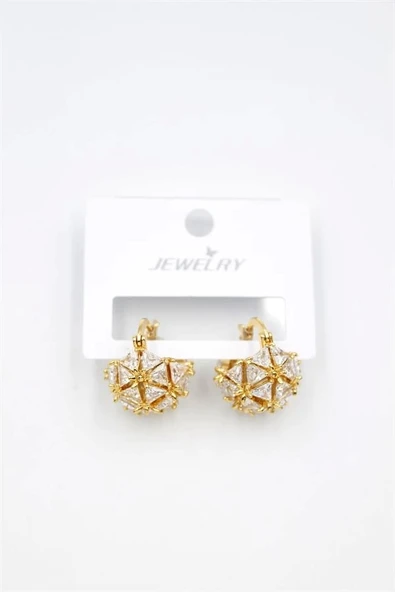 Baget Çanta Küpe - Altın - 2