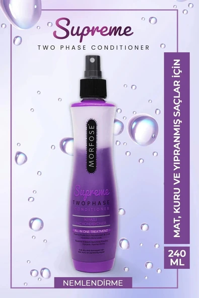 Çift Fazlı Supreme Kondisyoner Fön Suyu 240 ML - mrfs