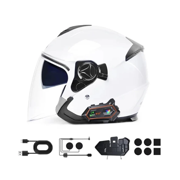 Y20 Max Kablosuz Motosiklet Kask Intercom - 2