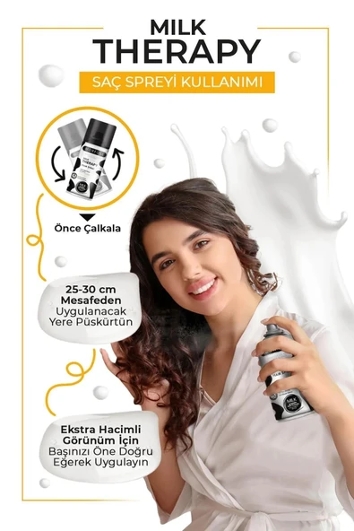 Milk Therapy Saç Spreyi 75 ML - Besleyici Koruyucu Etki - mrfs - 3