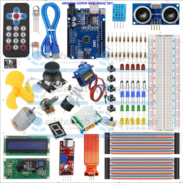 Yeni Arduino Süper Başlangıç Eğitim Seti ürün görseli 1