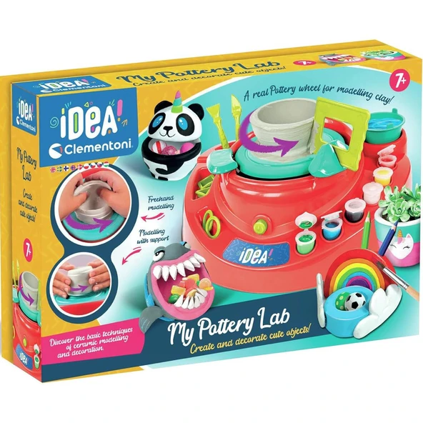 Clementoni Idea Çömlek Laboratuvarı Aktivite Seti