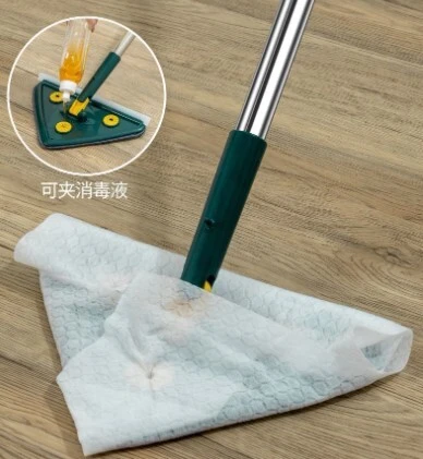 2 Bezli Üçgen Çek Çekli Mop Islak Mendil Uyumlu - 3