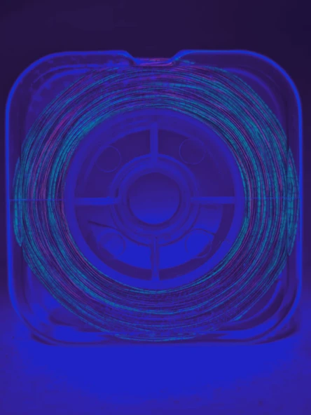 Eagenset Hazır Çapari Kombini Boru Sim Ultraviyole Uv Neon Koyu Yeşil - Pembe Makarada - Resim 10