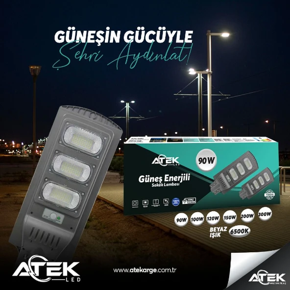 Güneş Enerjili Sokak Lambası 120 W - 1