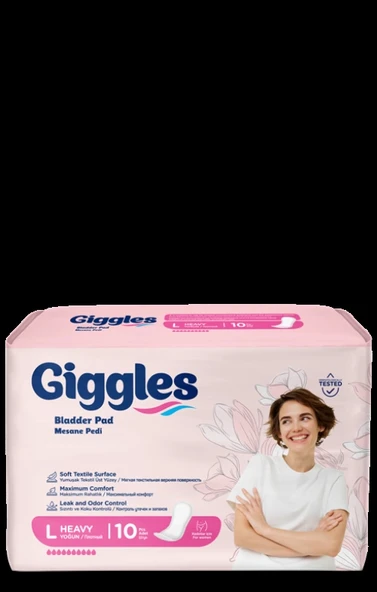 Giggles Kadın Mesane Pedi L 10 lu - 2