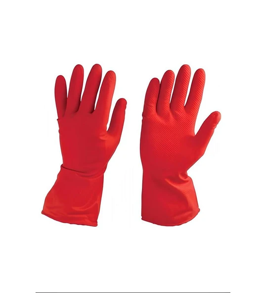 Onton M Beden Temizlik Eldiveni. Doğal Lateks, Kaymaz Yüzey, 8-8.5 Numara ürün görseli