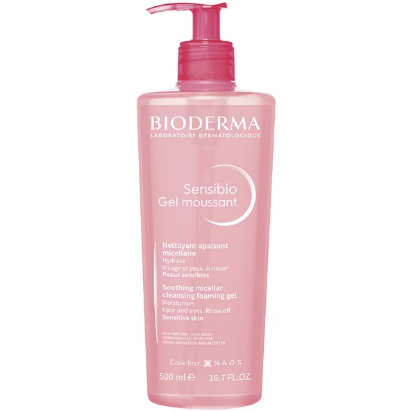 Bioderma Sensibio Foaming Gel - Hassas Ciltler için Temizleyici Jel 500ml - 1