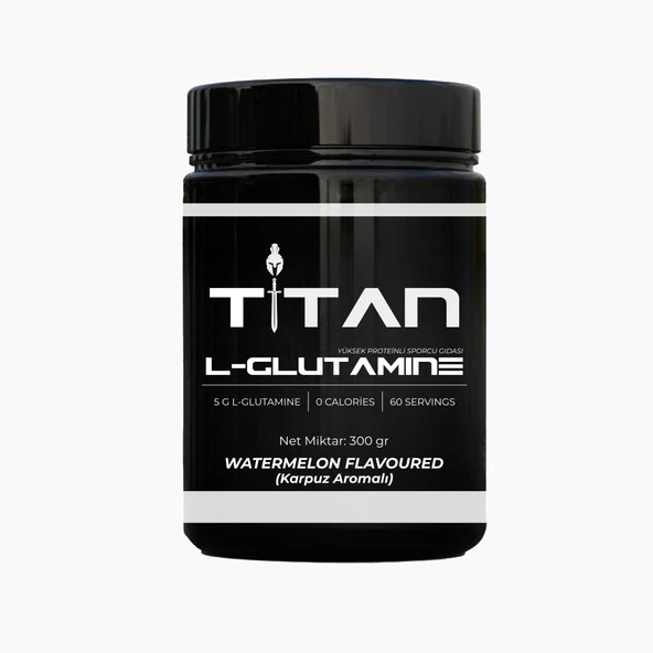 Titan Premium L-GLUTAMINE 300 Gr-Karpuz-Aroma