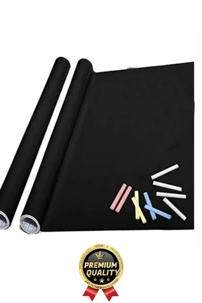 Özel Üretim Öğrenci Yazılabilir Silinebilir Yapışkanlı Büyük Boy Tahta Sticker Blackboard Rulo Pano - 2