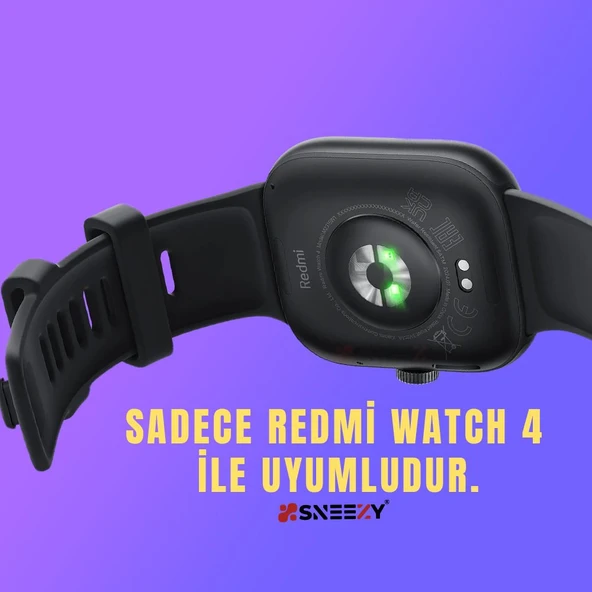 Xiaomi Redmi Watch 4 Uyumlu Purelux Soft Yumuşak Silikon Kordon  Beyaz - 3