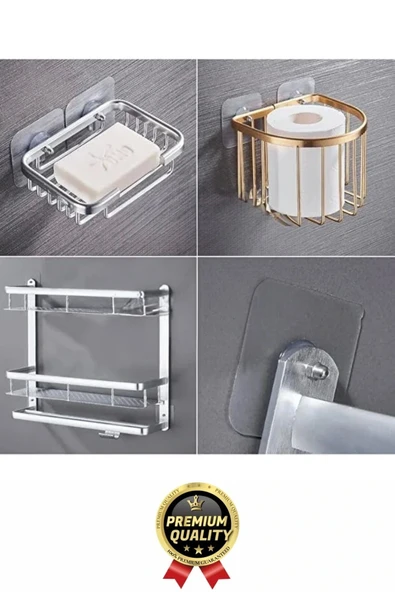 Süper Sağlam İz bırakmaz Çerçeve Tablo Banyo Mutfak Ultra Güçlü Yapışkanlı Çivisiz Askı 10 Adet - 7