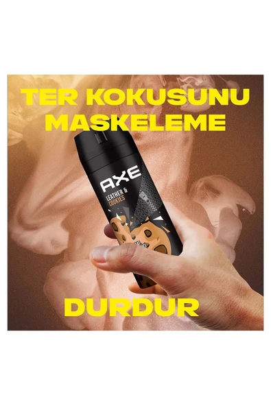 Axe Erkek Sprey Deodorant Leather & Cookies 48 Saat Etkileyeci Koku 150 ml - 2