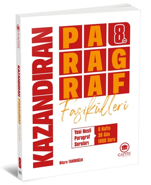 8. Sınıf Kazandıran Paragraf Fasikülleri Çanta Yayınları ürün görseli