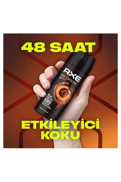 3 Adet Axe Dark Temptatıon Bay Parfüm Kofre 150 ml - 4