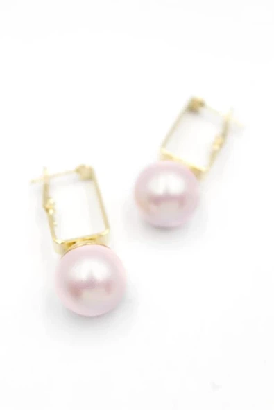 İncili Küpe - Pembe - 2