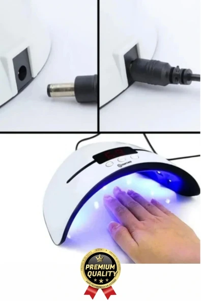 Profesyonel Dijital Göstergeli Otomatik 36W 12 Adet Uv Led Işıklı 3 Modlu Tırnak Jel Oje Kurutucu - 4