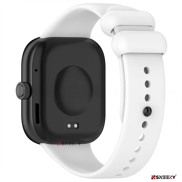 Xiaomi Redmi Watch 4 Uyumlu Purelux Soft Yumuşak Silikon Kordon  Beyaz - 2