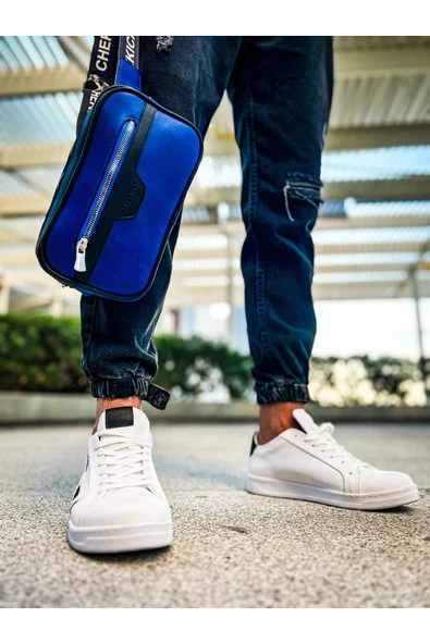 CH101 - Poani Tablet Erkek Çanta SIYAH/MAVI - 4