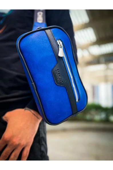 CH101 - Poani Tablet Erkek Çanta SIYAH/MAVI - 2